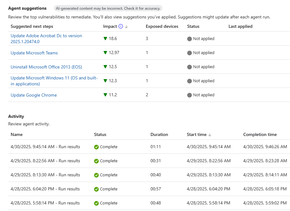Introducing Security Copilot Agents - Intune Vulnerability Remediation ...