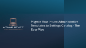Administrative Templates